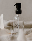Eulenschnitt - Seifenspender Herz 250 ml transparent