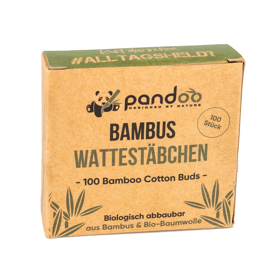 Pandoo - Wattestäbchen aus Bambus 100er - maloaforplanet